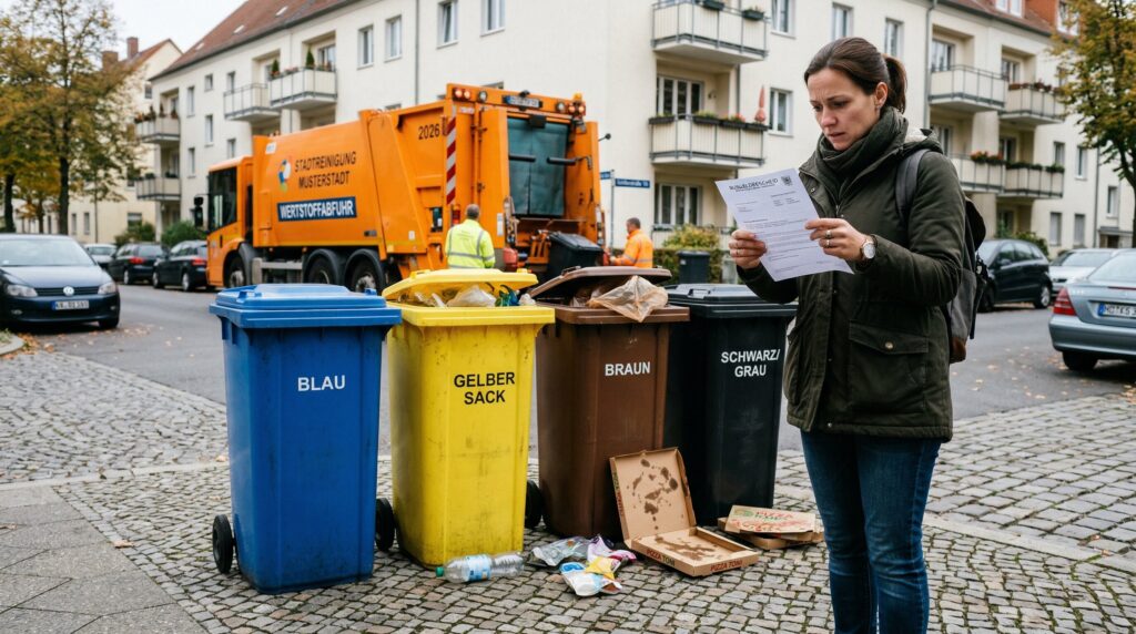 Strafe Mülltrennung