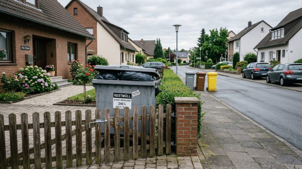 Mülltonnen vergessen rauszustellen